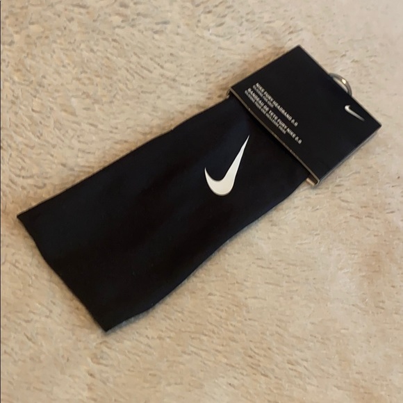 NWT *RARE* Nike Pro Fury Headband 2.0 Dri-Fit Blk - Picture 3 of 8